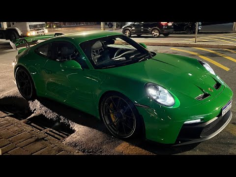 O MELHOR vídeo ACELERANDO TUDO na Rua em um Porsche GT3 992 com escape roncando ALTO!