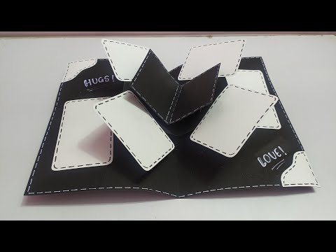 DIY Pop Up Card | Cards For Scrapbook | How To Make Cards For Scrapbook