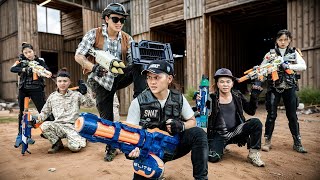 Nerf Guns War : S.W.A.T. Team And Nerf Guns Heroes Chase Down The Fugitive!
