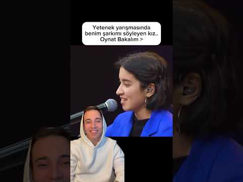 benim şarkımı söylüyoo 😱