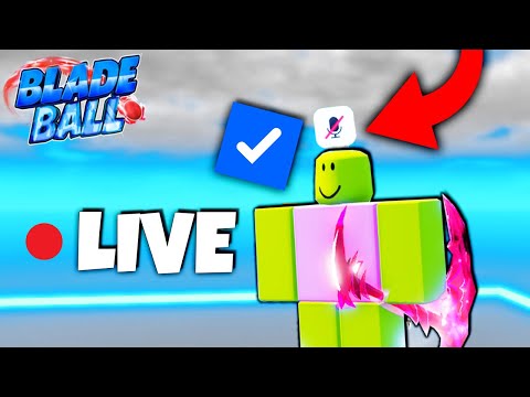 *LIVE* VERIFIED NOOB in BLADE BALL! (Roblox)