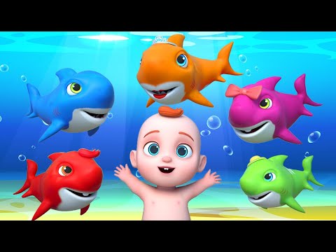 Baby Shark Doo Doo Doo Doo + More Baby Songs | Nursery Rhymes for Babies | GoBooBoo Kids Song