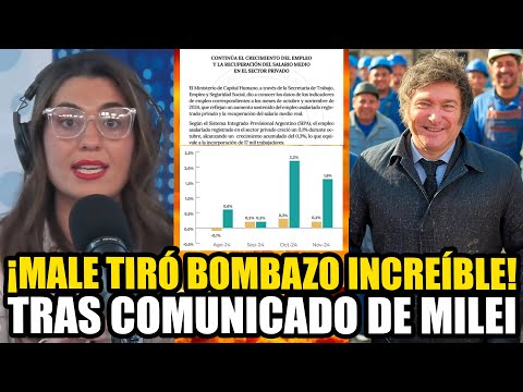 MALE TIRÓ BOMBAZO INCREÍBLE TRAS EL COMUNICADO DE MILEI