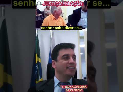 ⚖️ TRIBUNAL DO JÚRI "TRIBUNAL,"FEDERAL DR,KLEITON AUDIÊNCIA CÔMICA KKK".#aposentadoria #idoso #juiz