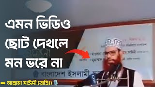 এমন ভিডিও ছোট দেখলে মন ভরে না।🥺🥰 | আল্লামা সাঈদী (রাহিঃ)🎙️ | #allama_saidi #islamic #waz