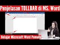Microsoft Word Toolbar dan Menu