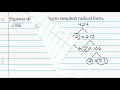 Simplifying Radicals Through Prime Factorization