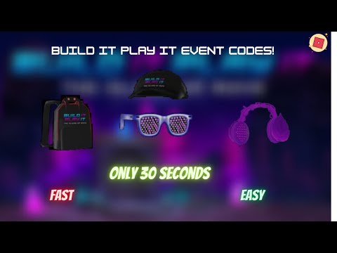 Codes For Build It Play It Roblox 07 2021 - roblox build it play it