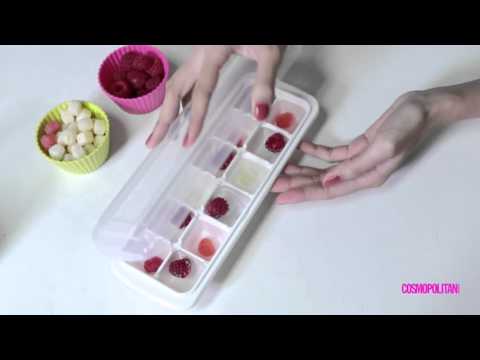 Cosmo DIY: Fruity Ice Cube