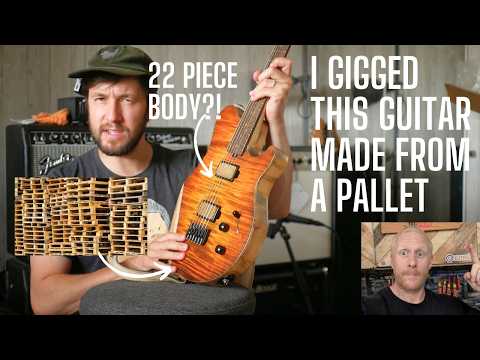 I Gigged This Guitar @Milehousestudios  Made From a PALLET of WOOD