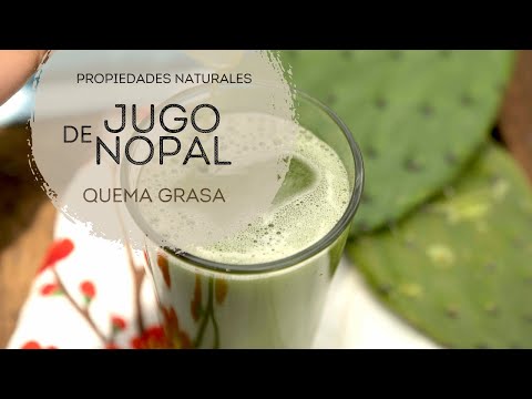 Cómo usar el jugo de nopal para quemar grasa