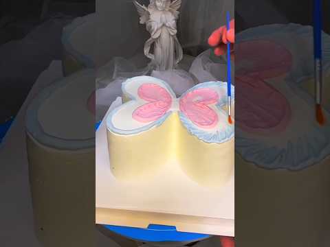 Butterfly 🦋✨ কেক 🍰🍫 decoration 💚💐ll#shorts #ytshorts #cake #trending #viral