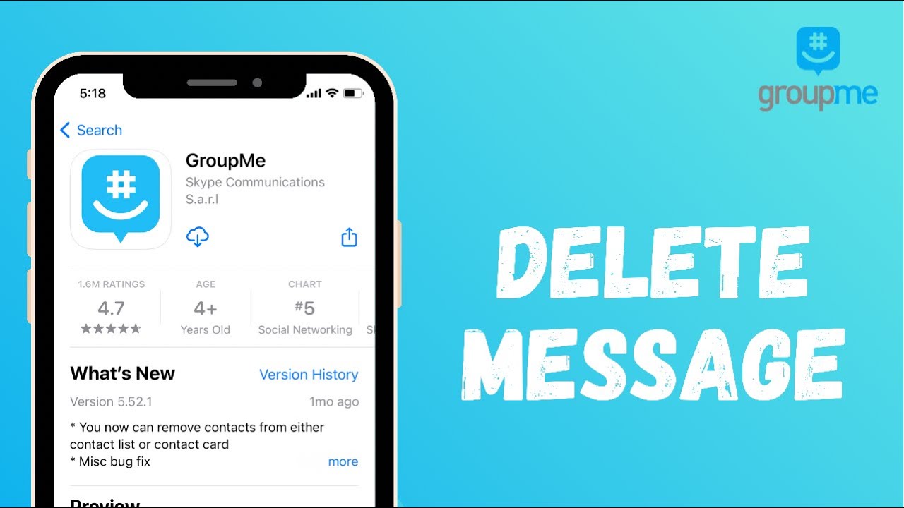 How To Delete Groupme Messages
