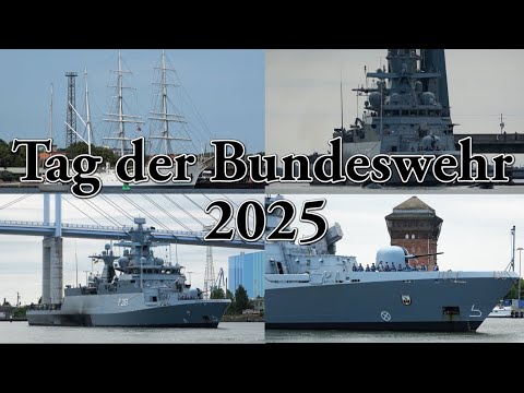 Tag der Bundeswehr 2025 | Ankunft der Korvette Magdeburg in Stralsund