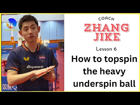 How to Topspin a Heavy Underspin Ball