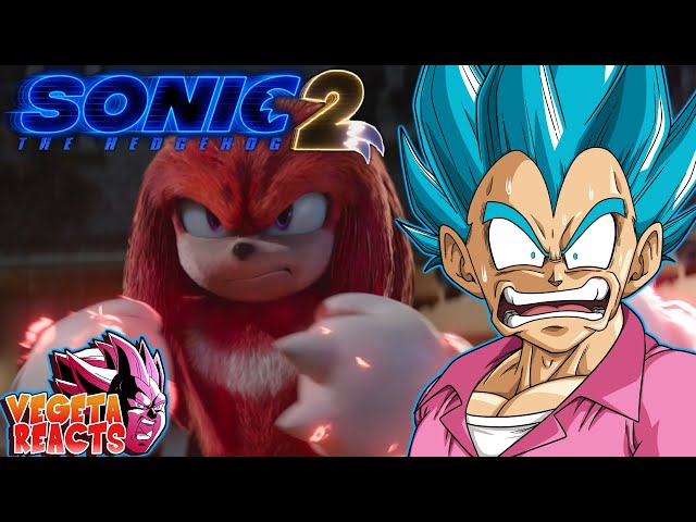 Vegeta Reacts To Sonic the Hedgehog 2 Official Trailer