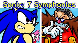 Friday Night Funkin' Sonic and the Seven Symphonies V1 + Cutscenes (FNF) (Amy Rose Dates Sonic)