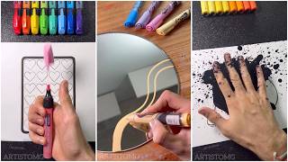 Satisfying Art Ideas & Hacks That Look Pro (But Are Easy to Try!) from ARTISTOMG! ✨💡