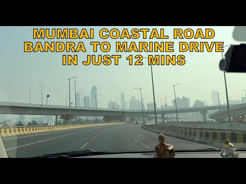 Coastal Road Mumbai | Bandra To Marine Drive in Just 12 Mins | Uninterrupted Coverage [4K Ultra HD]