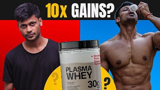 “Plasma Whey vs Normal Whey: 10X Gains 💪🏋️‍♂️🏆🔥⚡📈 ?” #health #fitness 