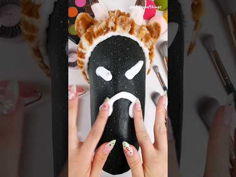 ASMR Relaxing Makeup on Zucchini! #shorts
