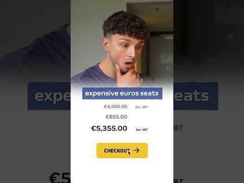 Cheap Vs Expensive Euros Seats! 💰 #Shorts
