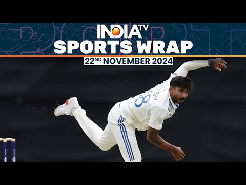 Nitish Reddy makes Test debut for India | 22 nd Novemember | Sports Wrap