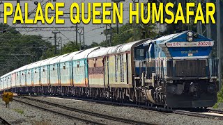 VIEW BLOCKED ?? Long Hood WDP 4 led PALACE QUEEN HUMSAFAR Express | Indian Railways