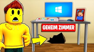 Ich baue EIN GEHEIMES ZIMMER bei meinem KLEINEN BRUDER in Roblox Snapchat!