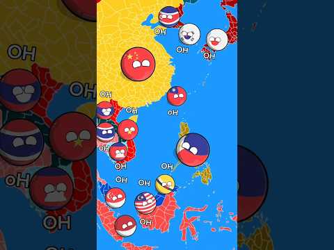 🇵🇭 vs 🇨🇳 Roast battle in nutshell (part 2) #countryballs #shorts
