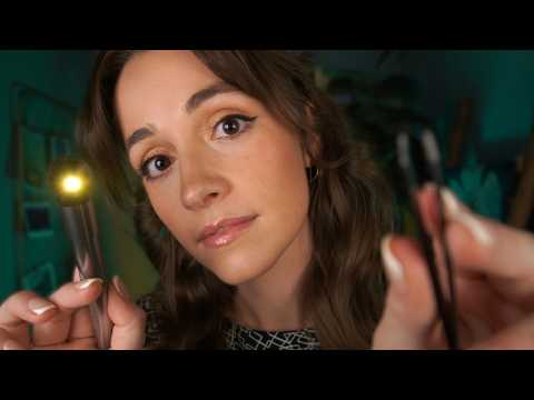 ASMR | You Have Something In Your Eye! 👁️ (face exam + up-close personal attention)