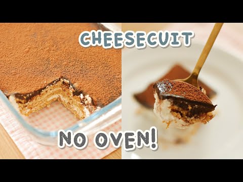 NO OVEN!! CHEESECUIT with CHOCOLATE GANACHE