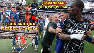 🚨¡TERRIBLE PELEA! LUIS ENRIQUE AGREDE a JOAO PEDRO tras la FINAL del MUNDIAL - CHELSEA CAMPEÓN 2025