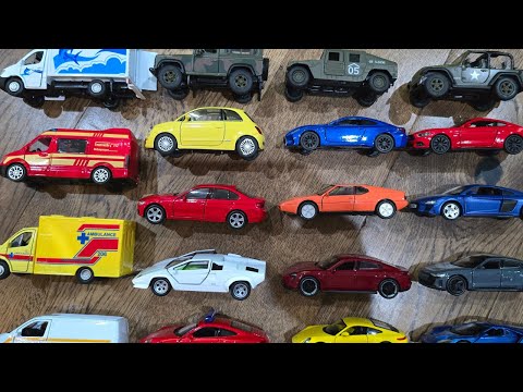 Trucks, military vehicles, sport cars and other cool miniatures