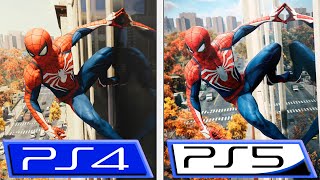 Spider-Man PS5 vs PS4 Comparison Shows Off a Generational Leap