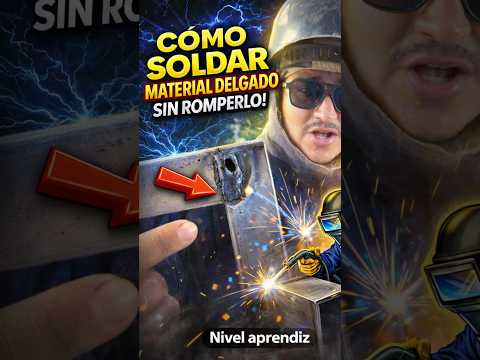 Tips para que son de material delgado SIN ROMPERLO. #ideas #welding #tips101 #herrería #aprendizaje