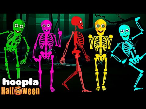 Five Skeletons Were Sleeping In The Grave | Spooky Song | Hoopla Halloween