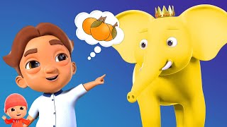 Hathi Raja in Yellow Color, Kalu Madari Aaya + Best Elephant Songs for Kids, हिंदी राइम्स
