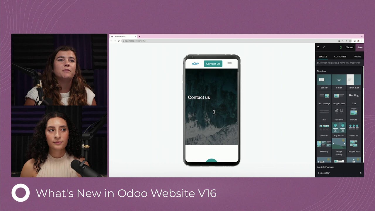 Odoo 16 Website Features | 10/11/2023

Try Odoo online at https://www.odoo.com Join us on October 10th and learn all of the newest features in Odoo Website!
