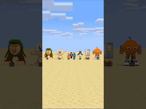 HELP Herobrine To Win The Who Has Strongest Foot #friendship #shorts #trending #anime