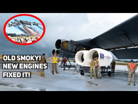 Finally! America's Tests New Engines for the B-52 Bomber No Smoke!