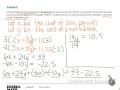 Solving Word Problems with Equations