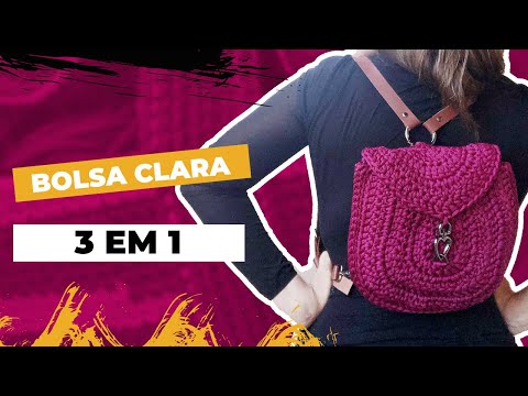 Bolsa Clara: 3 maneiras de usar!