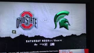 Ohio State vs Michigan State Come and Go Promo
