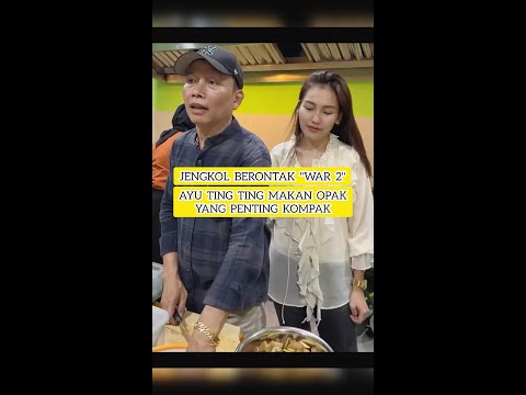 AYU TING TING MAKAN OPAK YANG PENTING KOMPAK #ayutingting #ayahrozak #war #comedy #trans7 #lucu