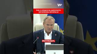 Tusk o koncercie na Narodowym: 63 uczestników zamieszek opuści Polskę
