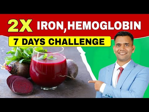 Increase Iron and Hemoglobin fast : 7-Day At-Home Natural Blood Boost! (Feel the Difference)
