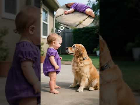 The cat helped the baby find the mouse.๐