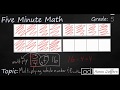 Multiplying Whole Numbers and Fractions with Models