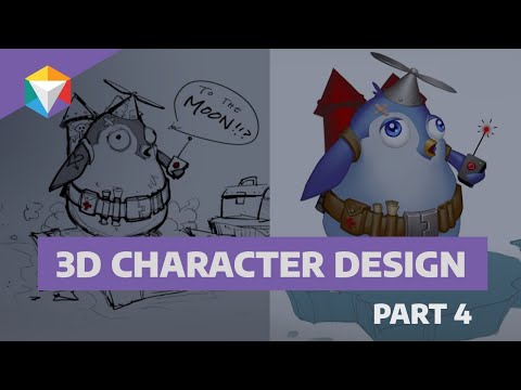 Simple Character Concept for Beginner 3D Artist - Part...